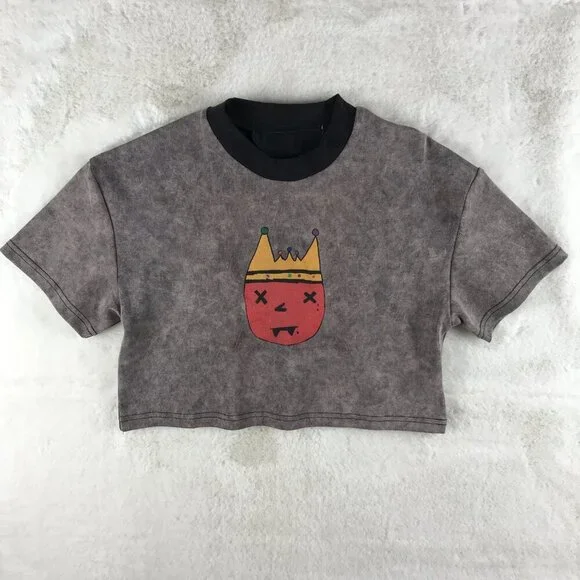 Reversible Cropped T-shirt TUPAC - Picture 2 of 8